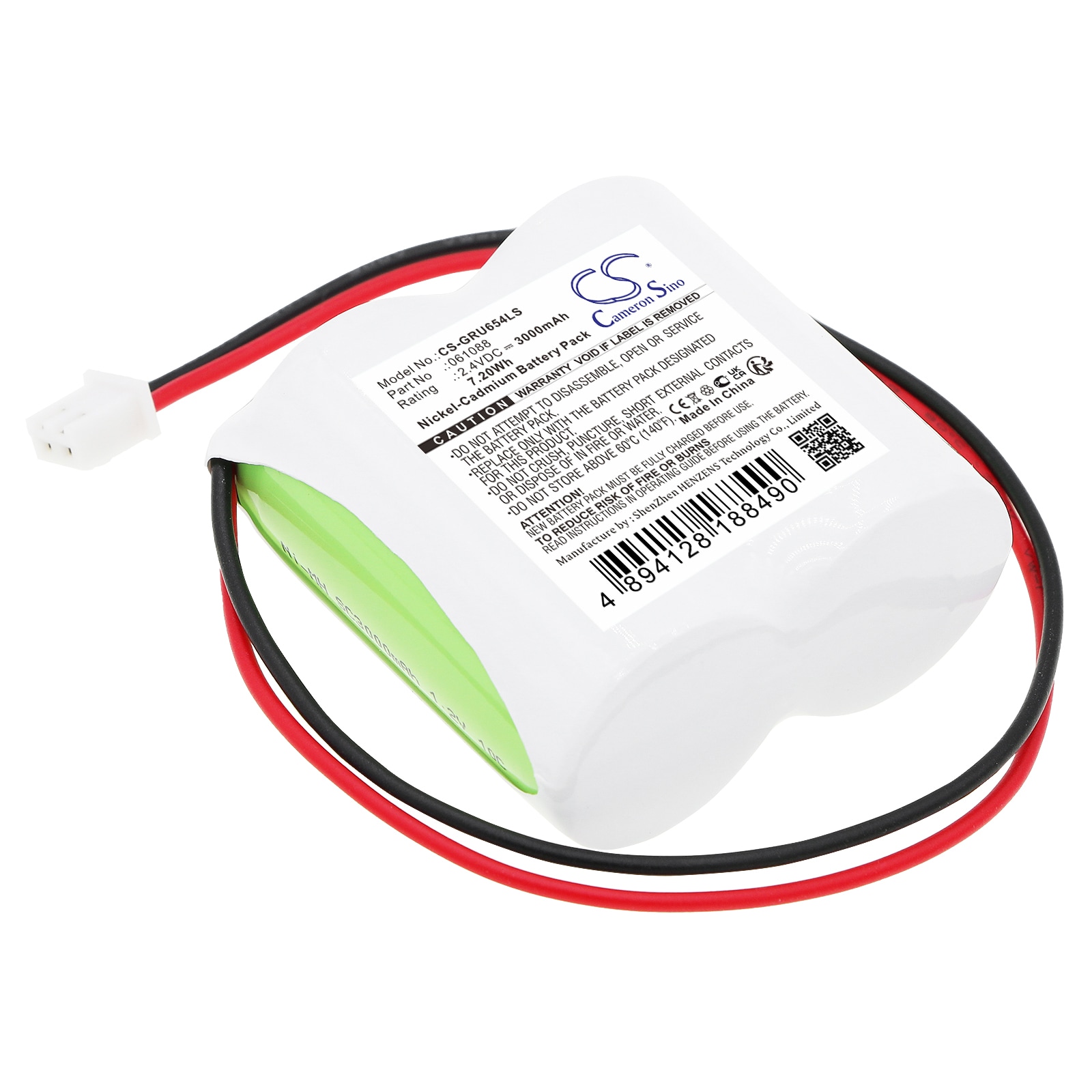 Batteri til nødlys for Legrand 062632, 062664, 062654