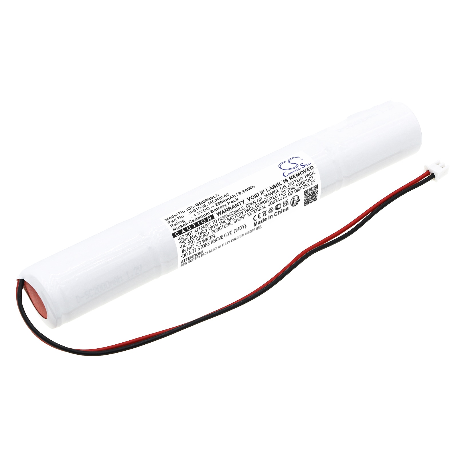 Batteri for nødbelysning for Legrand IP66 ECO1