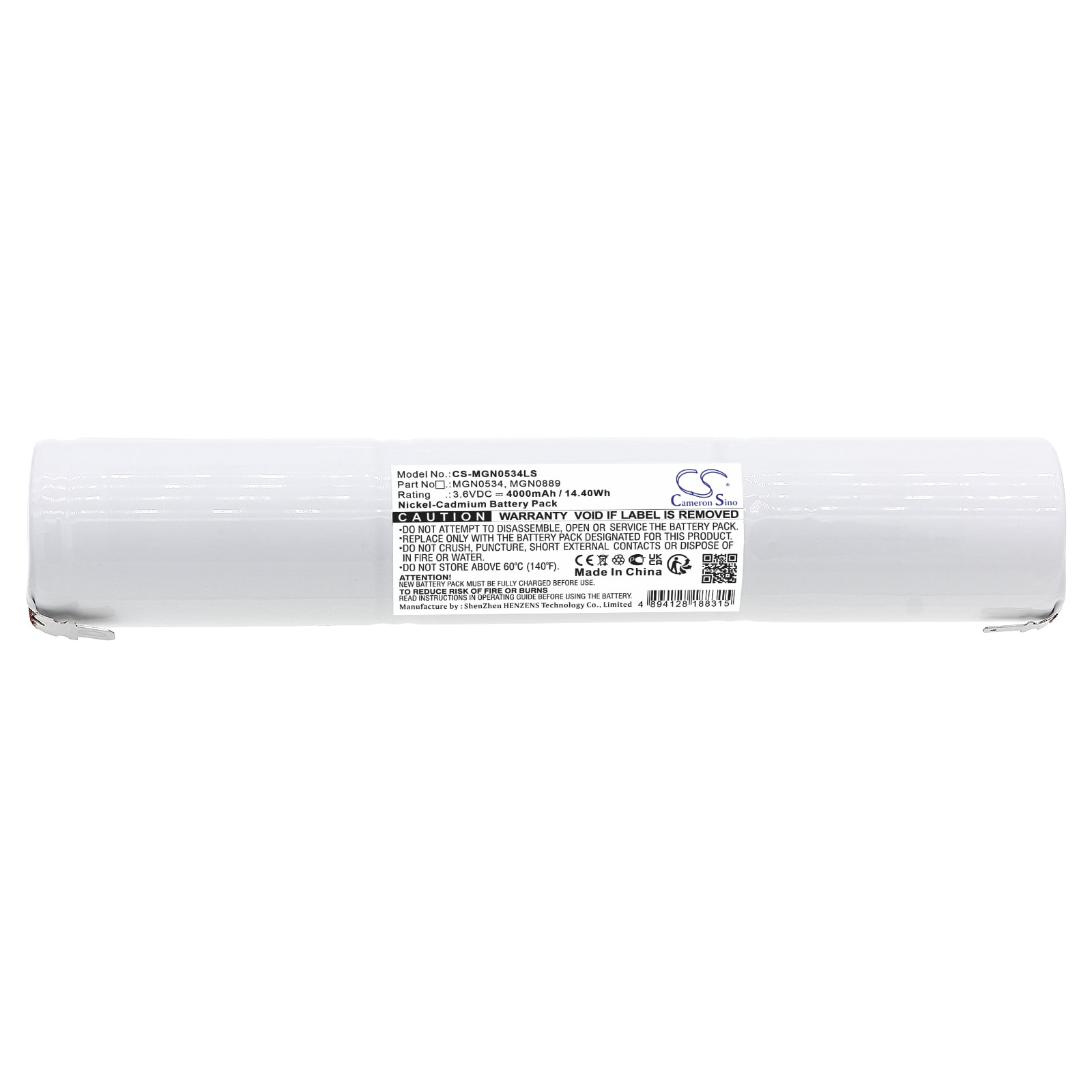 Batteri for nødbelysning til Schneider TD110333, OVA58985, 130041 og andre.