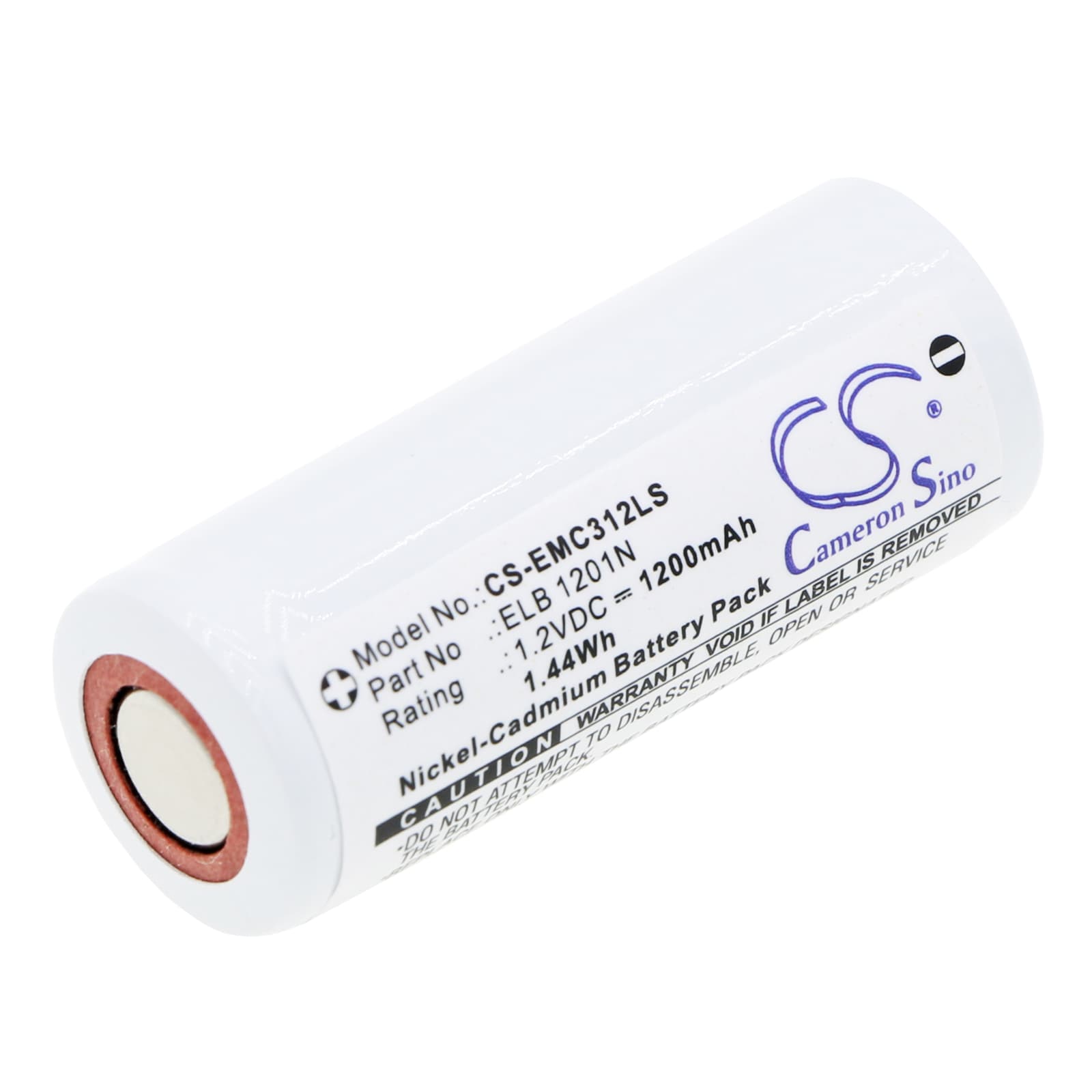 Batteri til nødlys for Lithonia LX S W 3 G 120/277 EL N og andre
