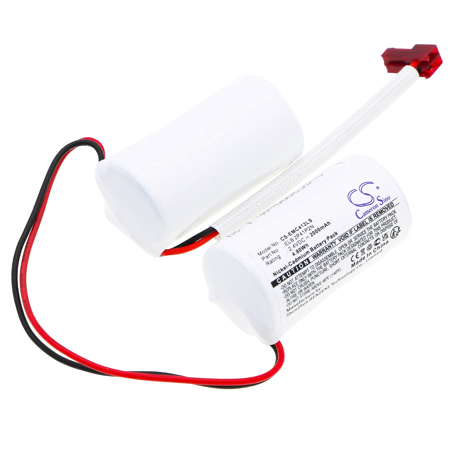 Batteri for nødbelysning for Lithonia LQC 1 G EL N