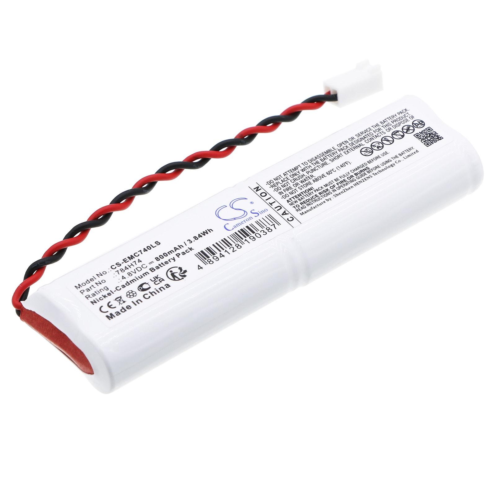 Batteri til nødlys for DUAL-LITE SEWLDGBE, SEWLDGWE, SEWLDRBE og andre.