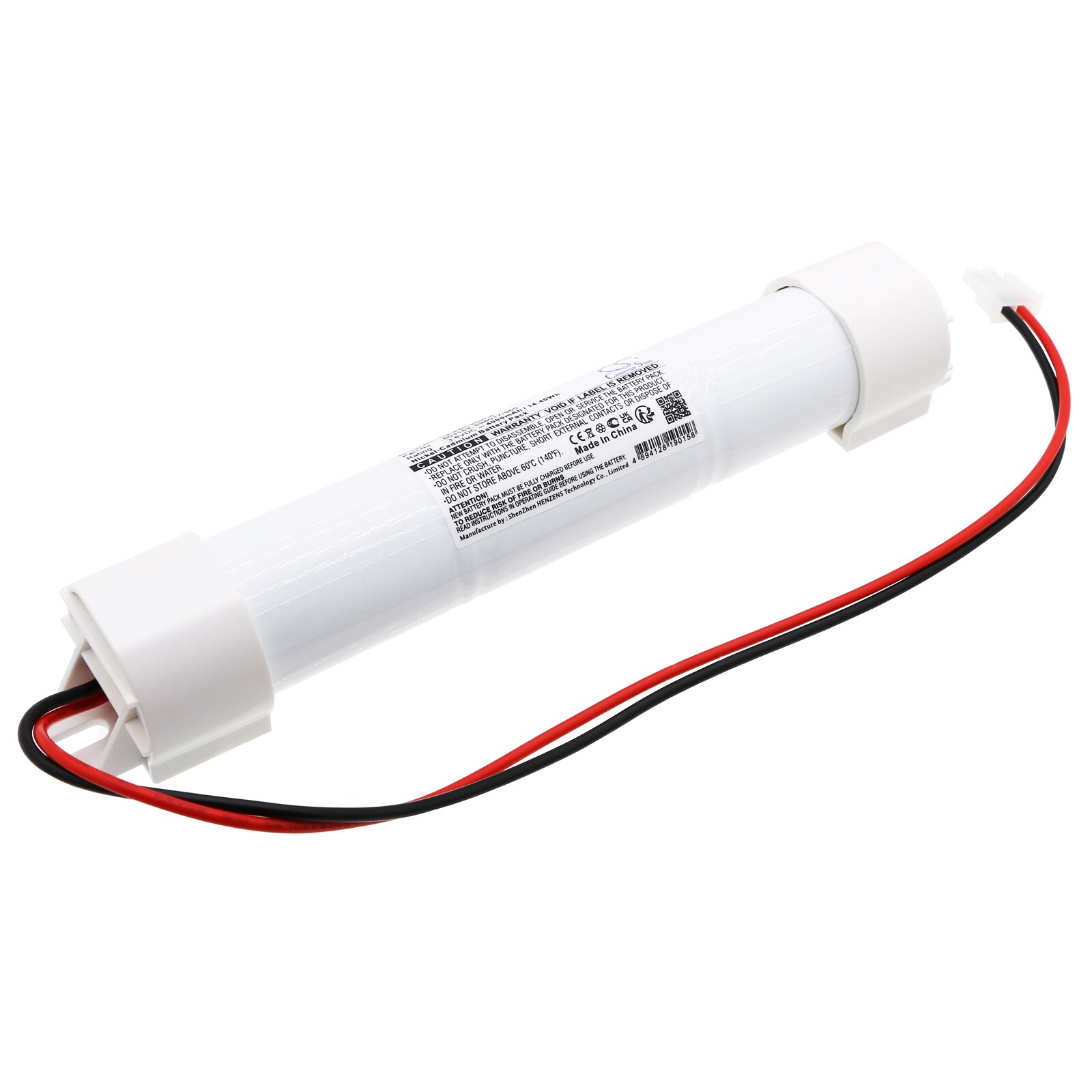 Batteri til nødlys for ERC LFE 03B, LFE 05B, LFE 05S osv.