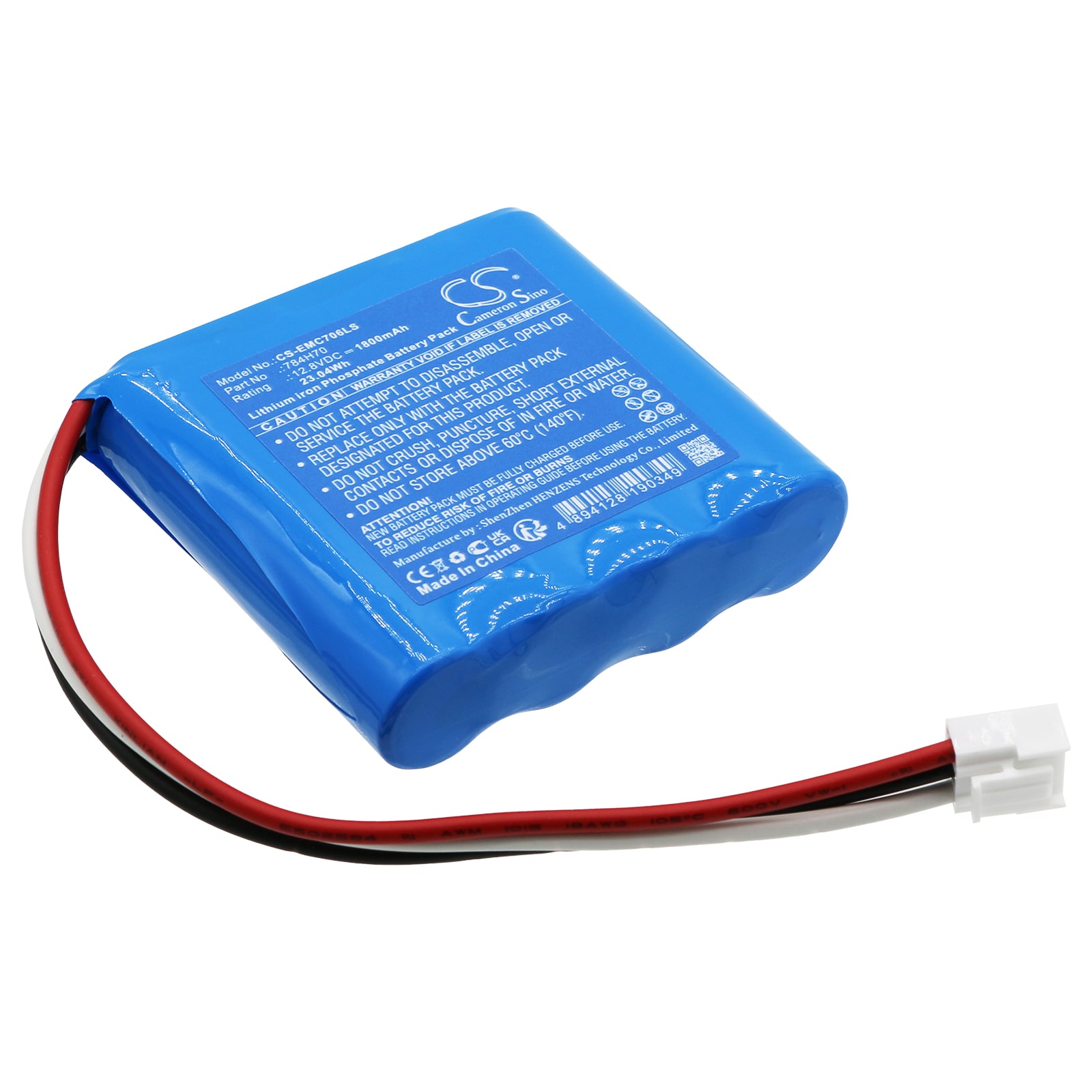 Batteri til nødlys for DUAL-LITE DYN6I