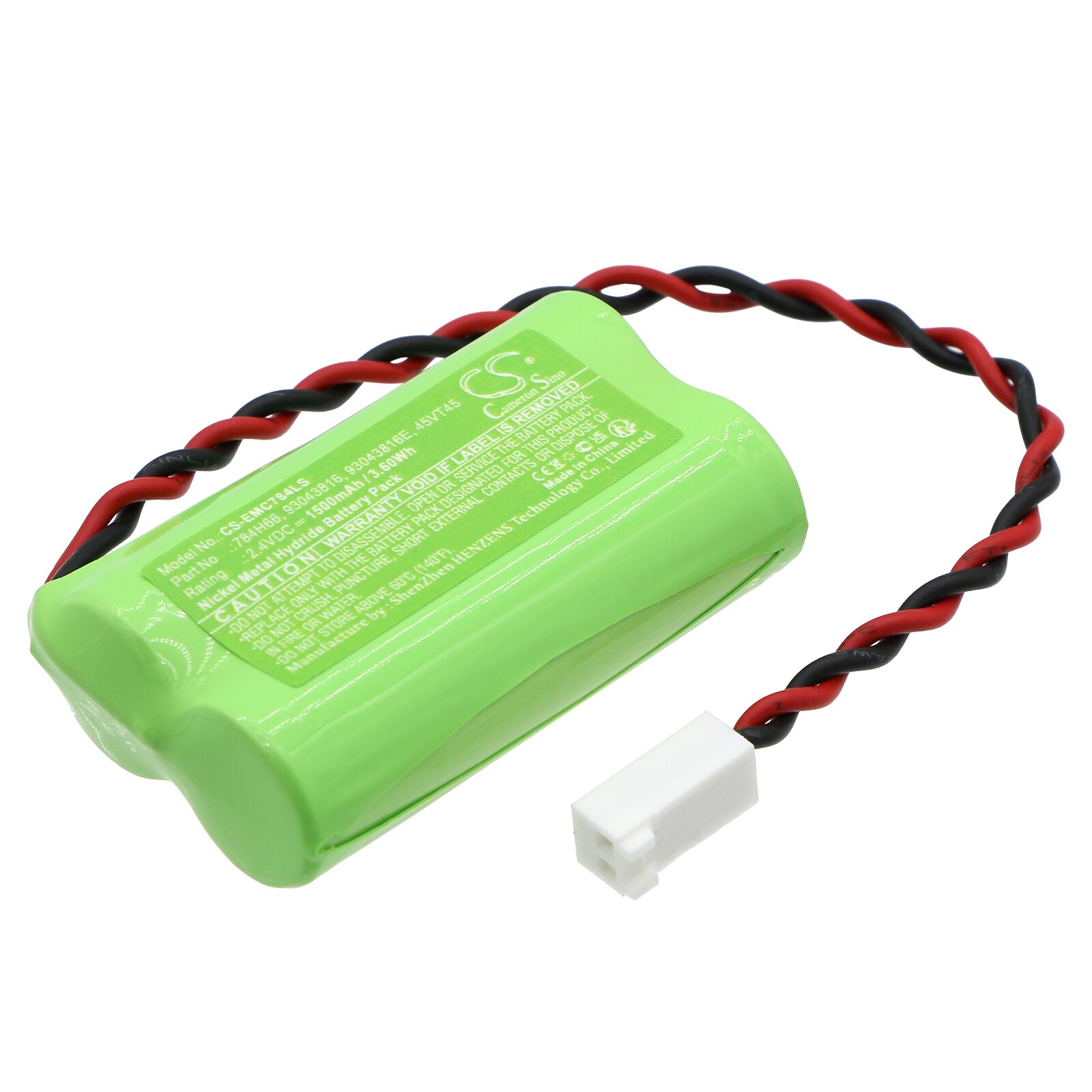 Batteri til nødlys for DUAL-LITE EV2, CV3REB, CV3REW osv.