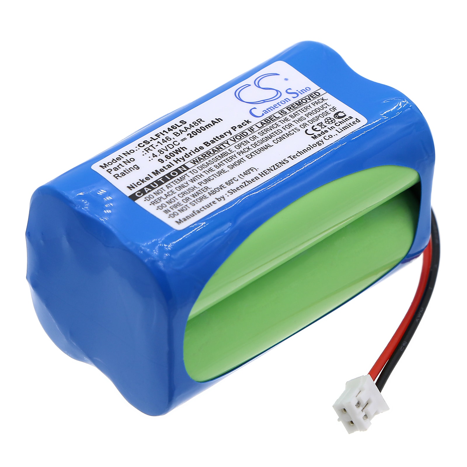 Batteri til LFI Lights nødlys, Daybrite Emergi-Lite BAA48R og andre.