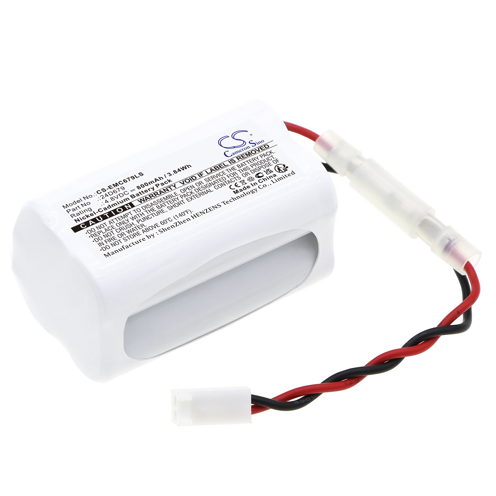 Batteri til nødlys for DUAL-LITE LXW-13-X2, LXW-15-X2, LXW-16-X2