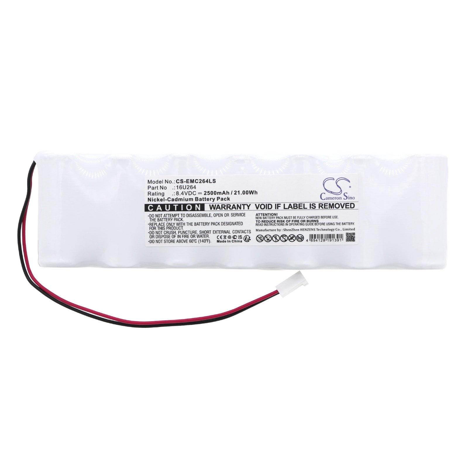 Batteri for nødlys for DUAL-LITE PGB, PGP, PGW osv.