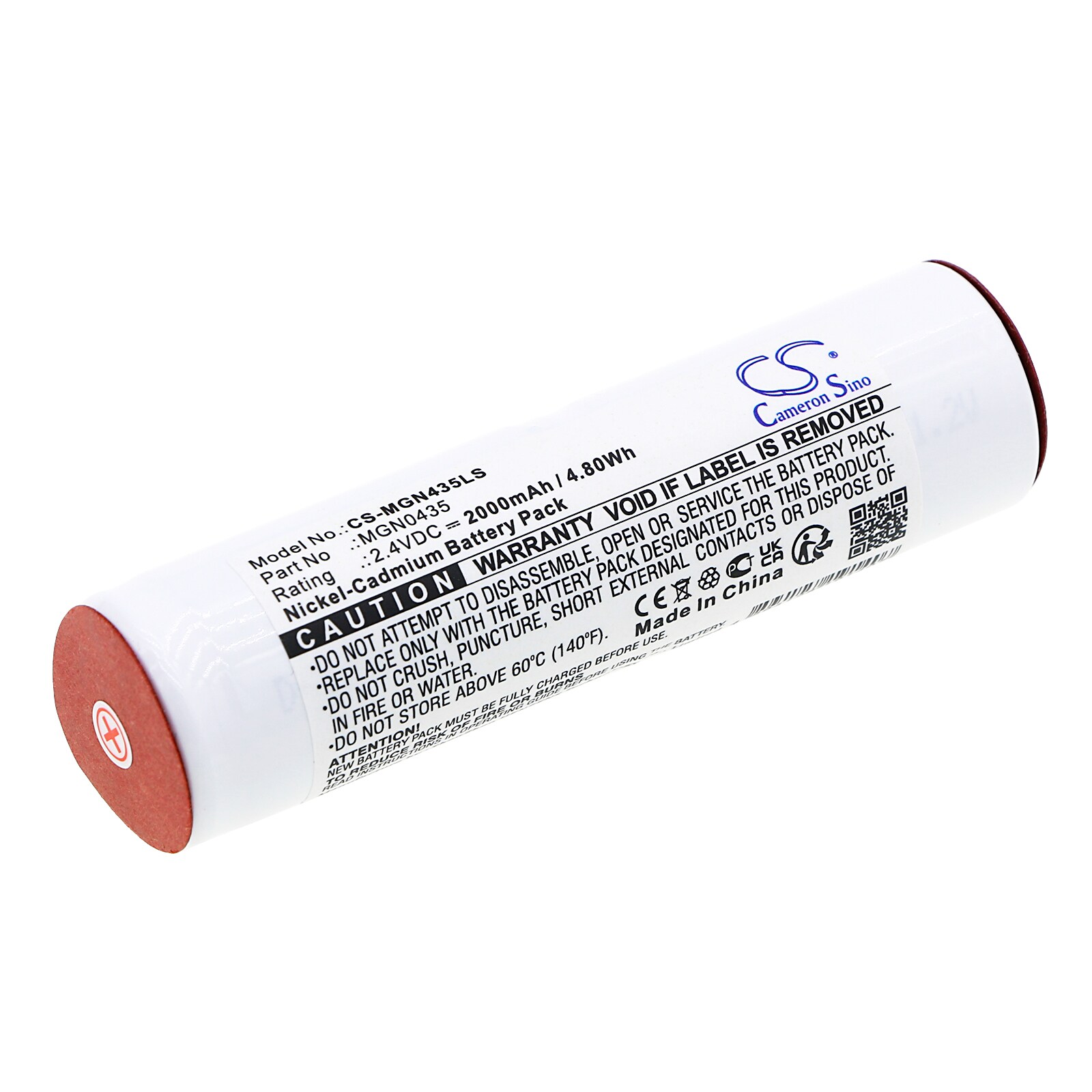 Batteri for nødlys til Saft 805565, 135869, 134891 og andre.