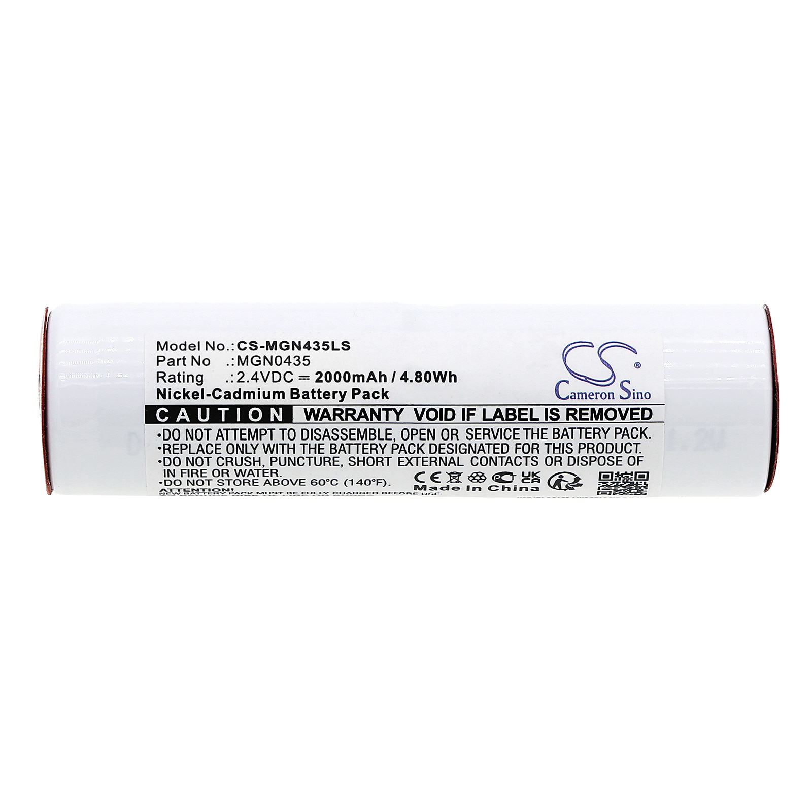 Batteri for nødlys til Saft 805565, 135869, 134891 og andre.