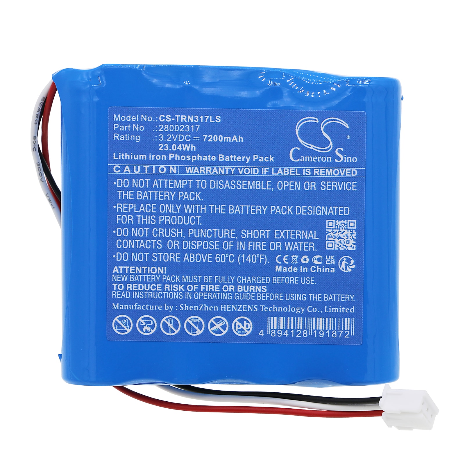 Batteri for nødbelysning til TRIDONIC 28002317