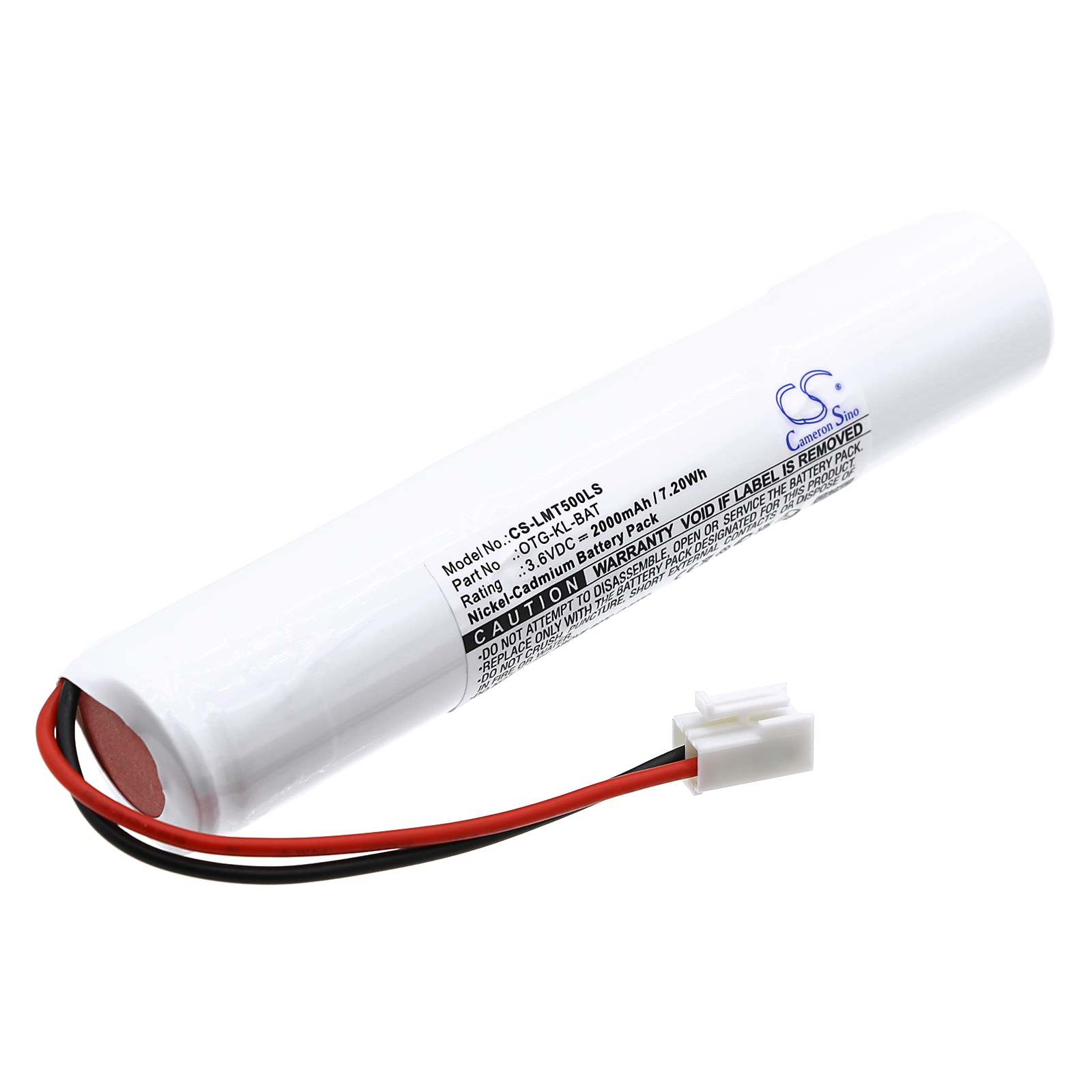 Batteri for nødbelysning til Lumenxl OTG-KL, OTG-KL-1, OTG-EF-55