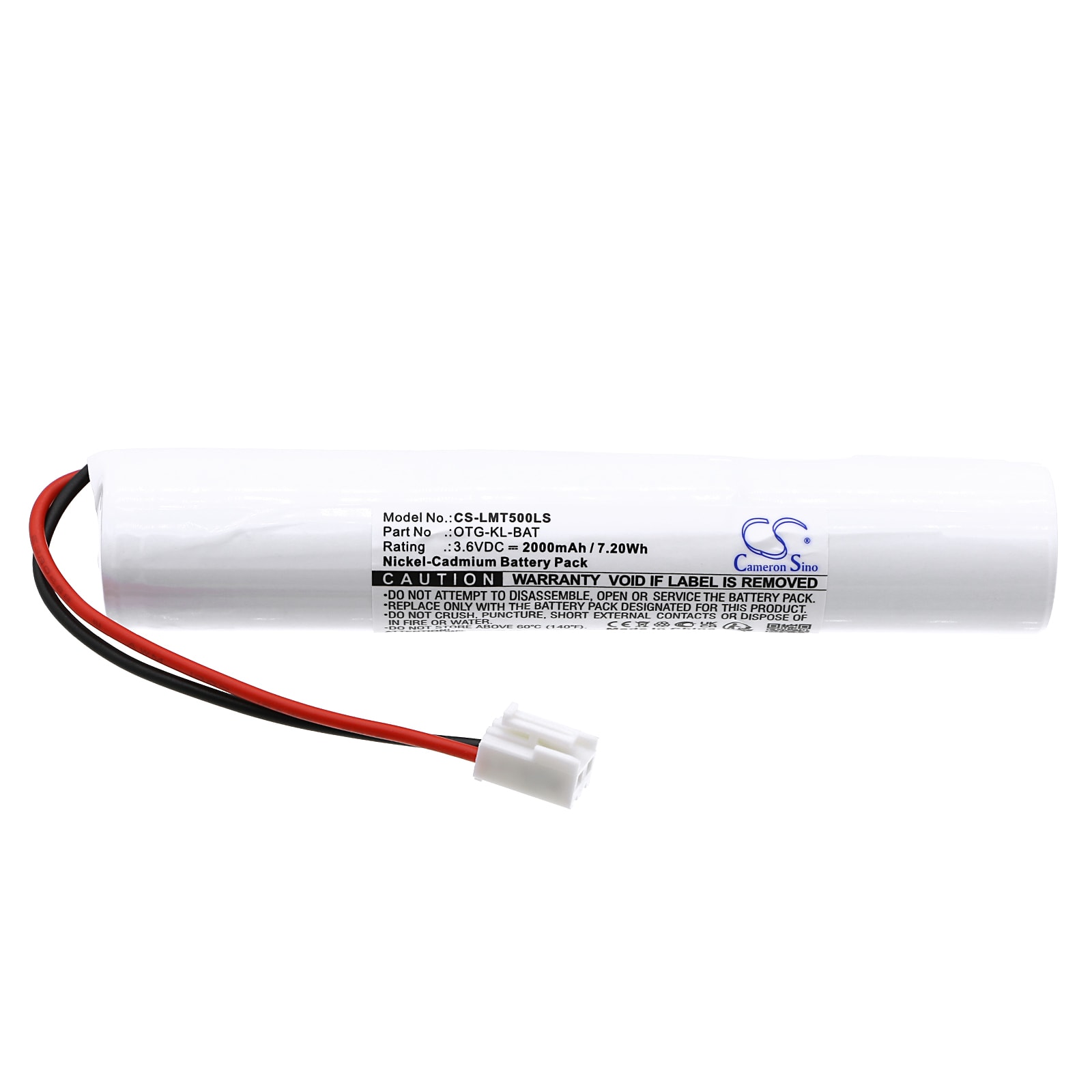 Batteri for nødbelysning til Lumenxl OTG-KL, OTG-KL-1, OTG-EF-55