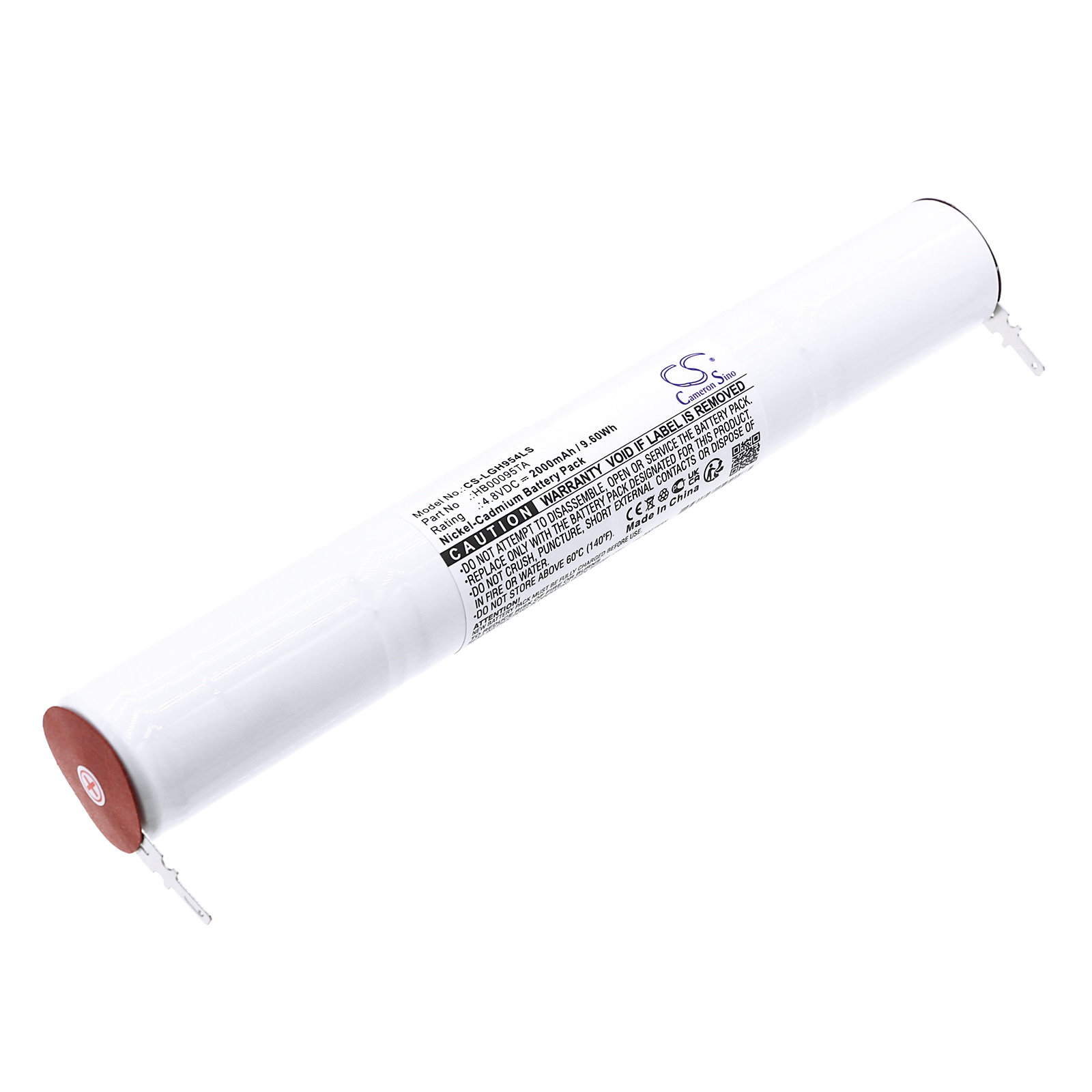 Batteri til nødlys for Legrand 61884, 9342819, H95400
