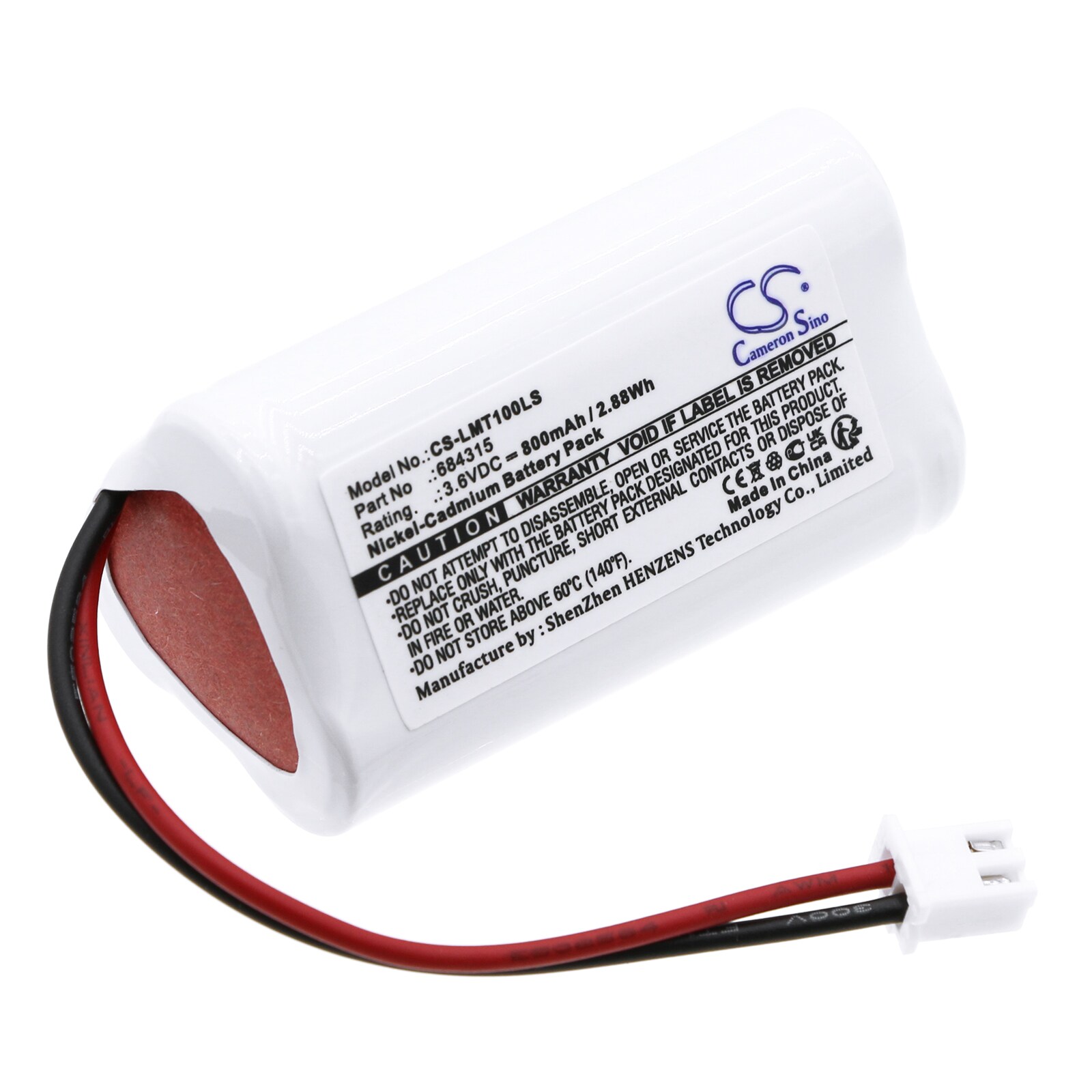 Batteri for nødbelysning til Lumenxl OTG-HH-1, OTG-FF-6, OTG-VV-5