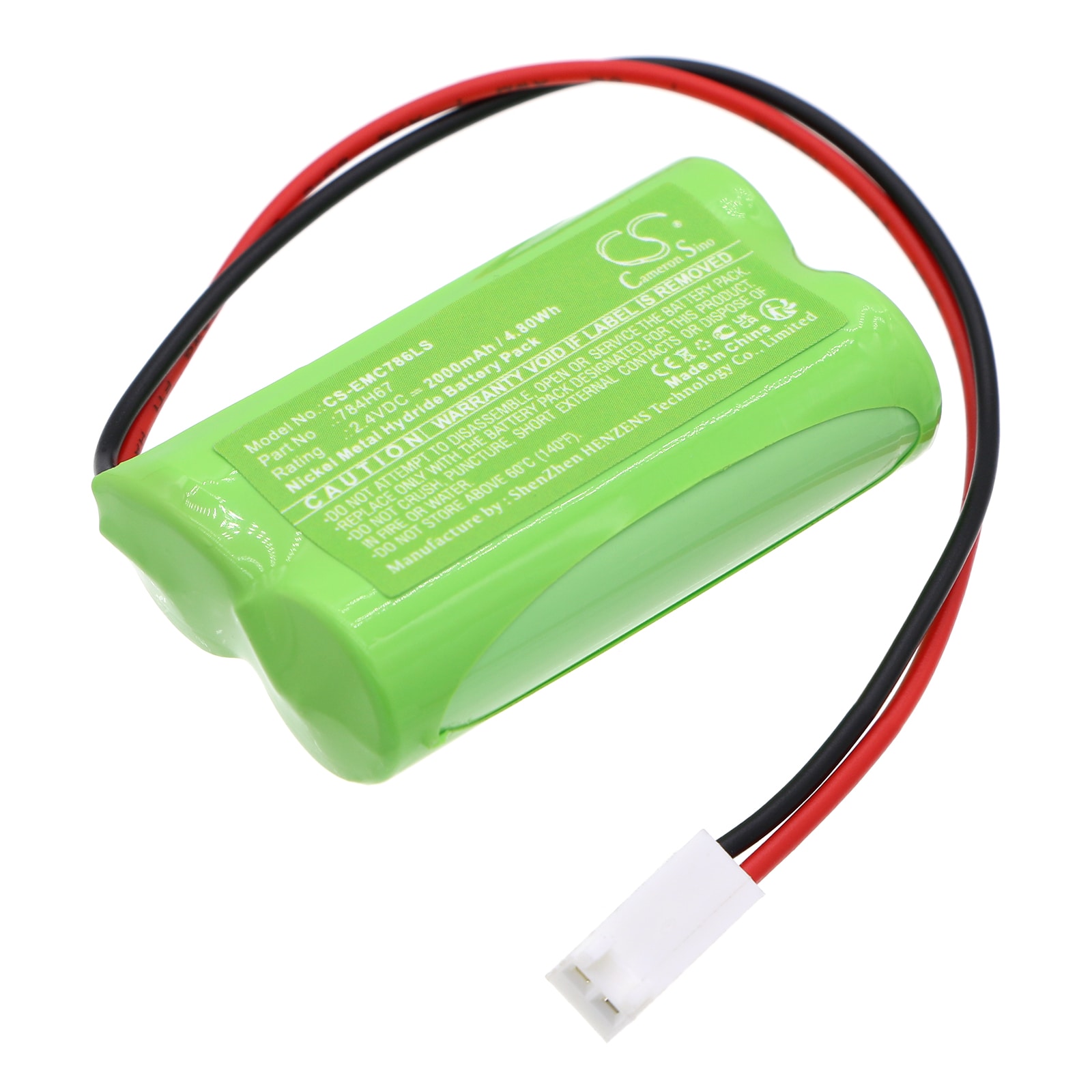 Batteri for nødlys for DUAL-LITE EV4D-02L, EV4DI-02L