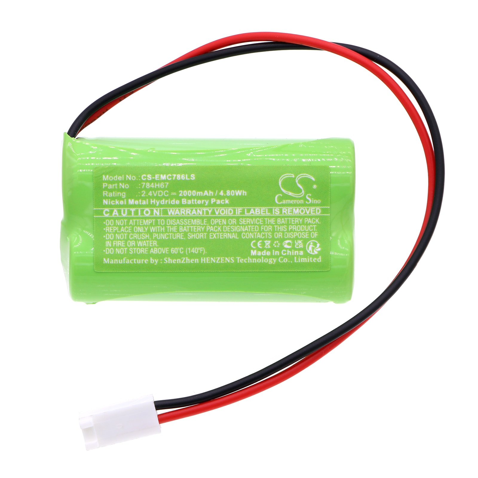 Batteri for nødlys for DUAL-LITE EV4D-02L, EV4DI-02L