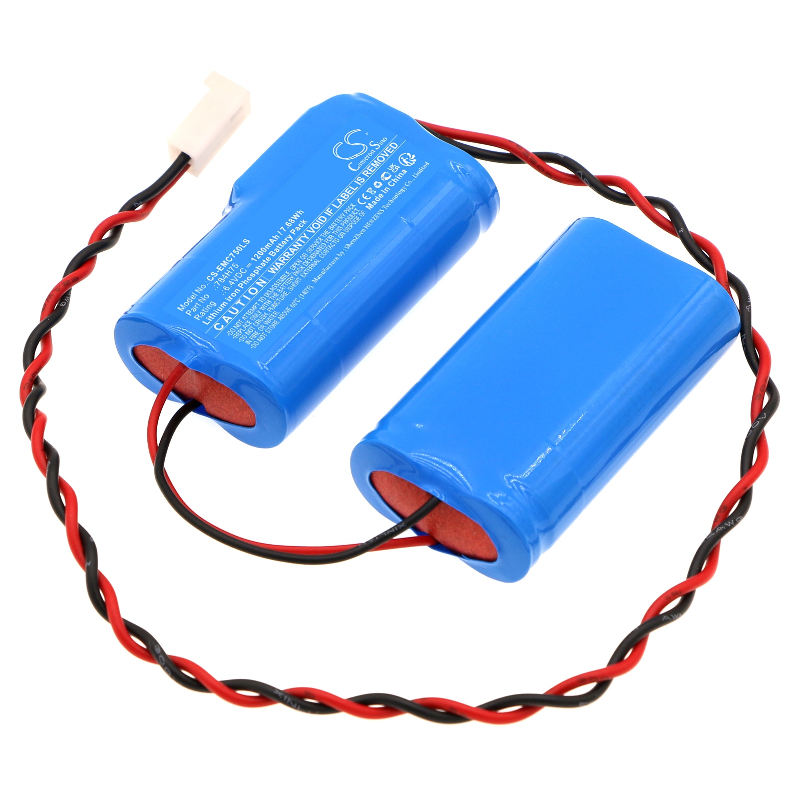 Batteri for nødbelysning til DUAL-LITE EVCUGWD4, EVCURWD4