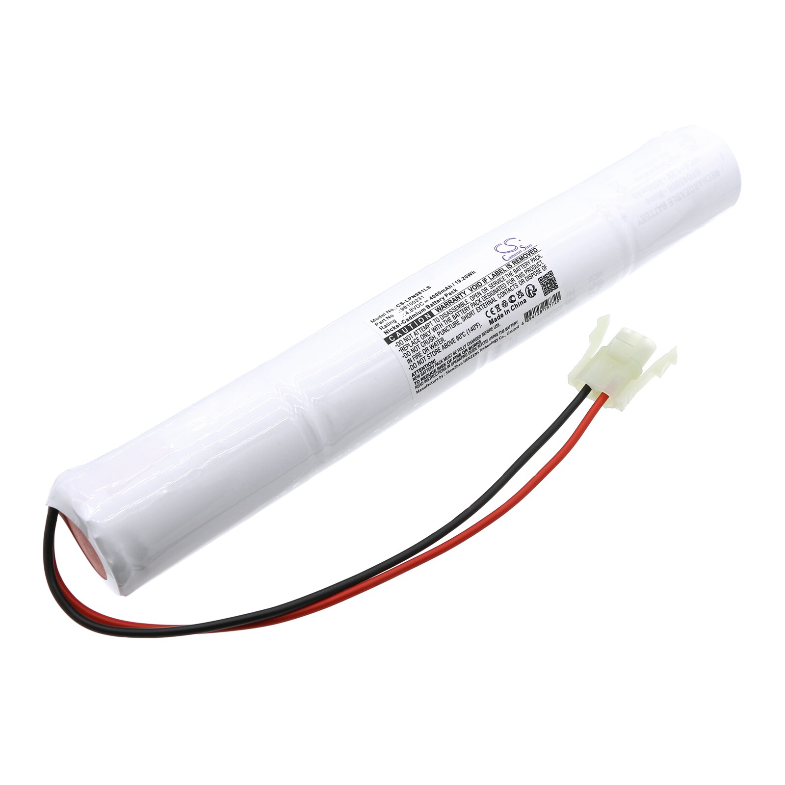 Batteri til nødlys for Lite-Plan 4/CD45/S/NECA
