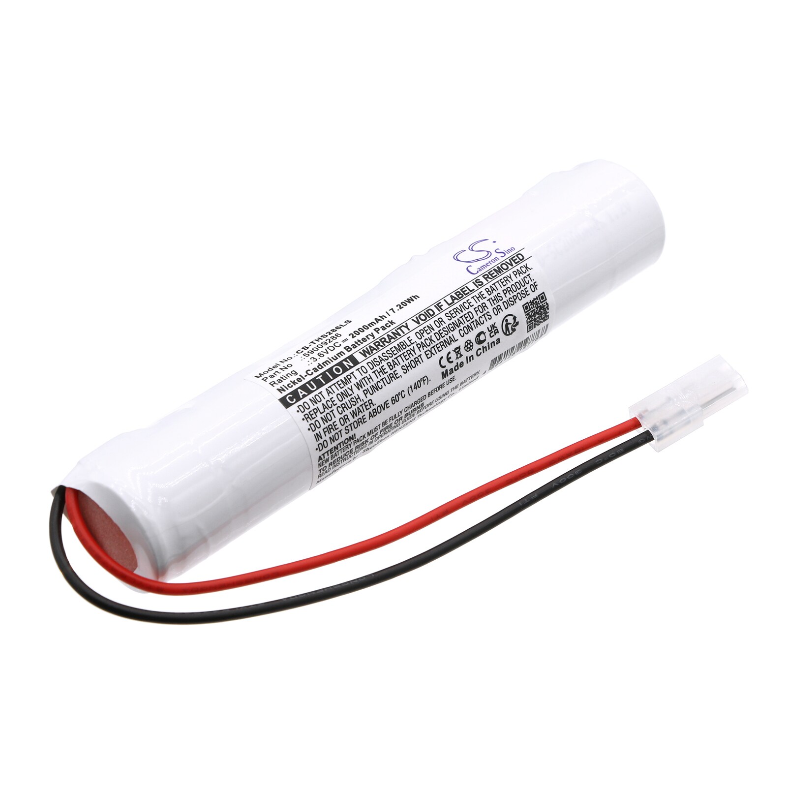 Batteri for nødbelysning til Thorn Voyager Solid E3, Solid E3T