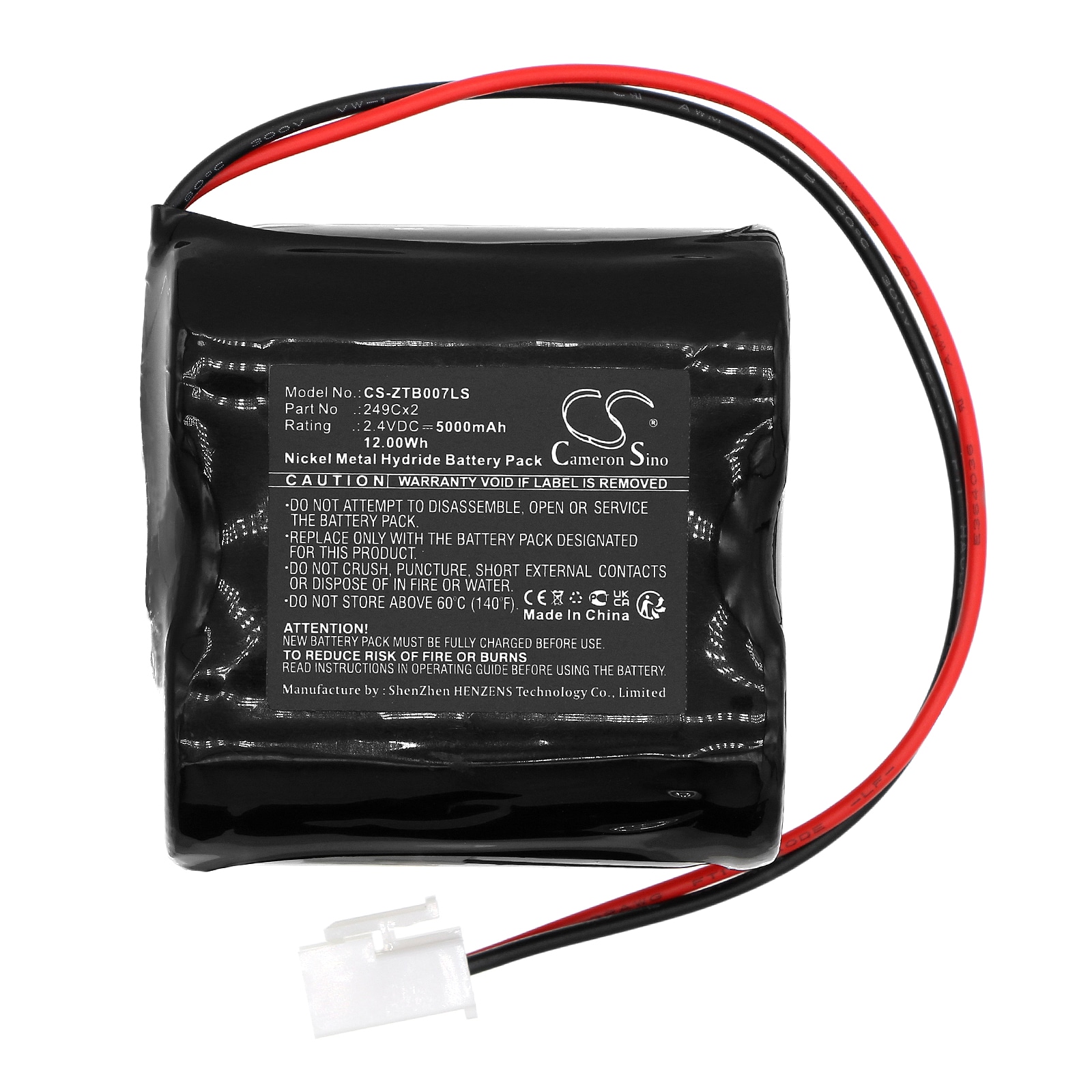 Batteri for nødbelysning til Zumtobel 0072883, 00072883, 59 004 665 og andre.