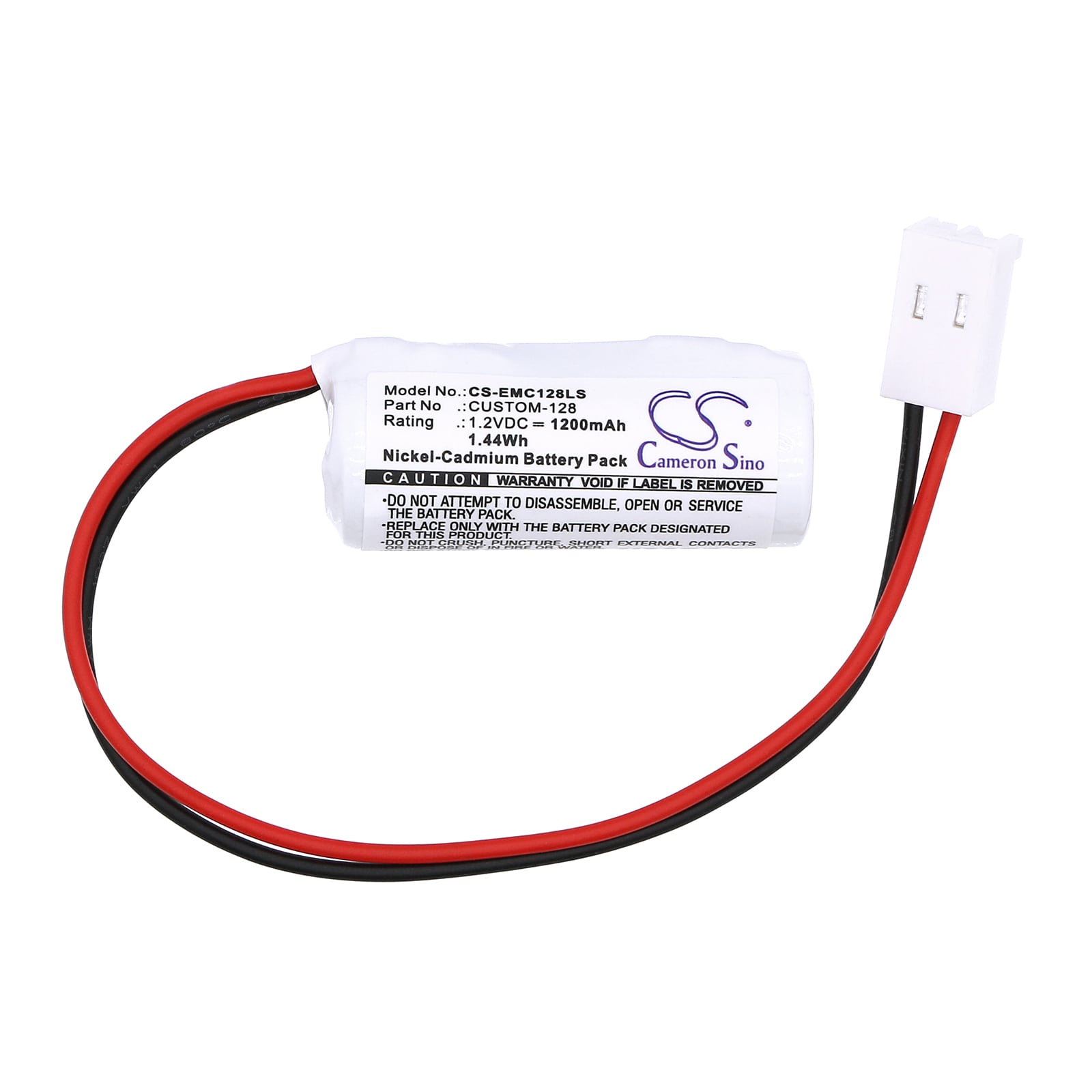 Batteri for nødbelysning til Lithonia ELB0300, ELB1P201N1, NIC002 etc.
