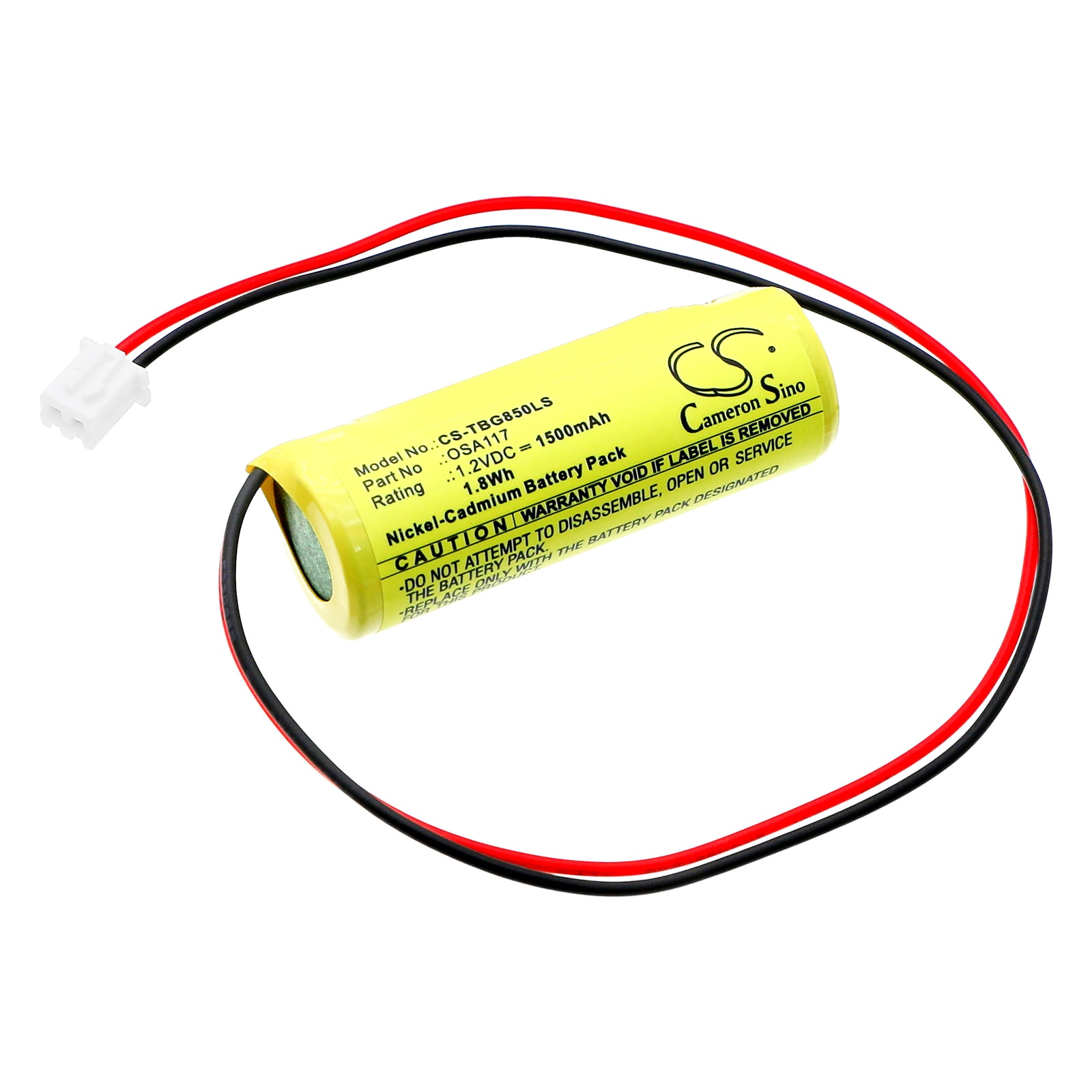 Batteri for nødlys til T&B 12745, NIC1056, 012745