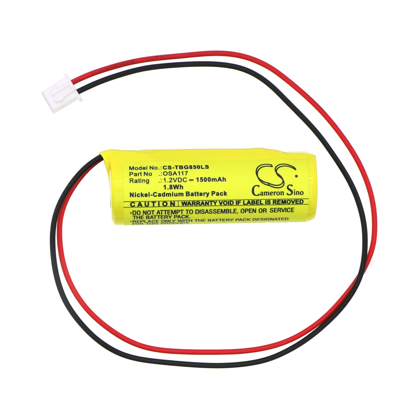 Batteri for nødlys til T&B 12745, NIC1056, 012745