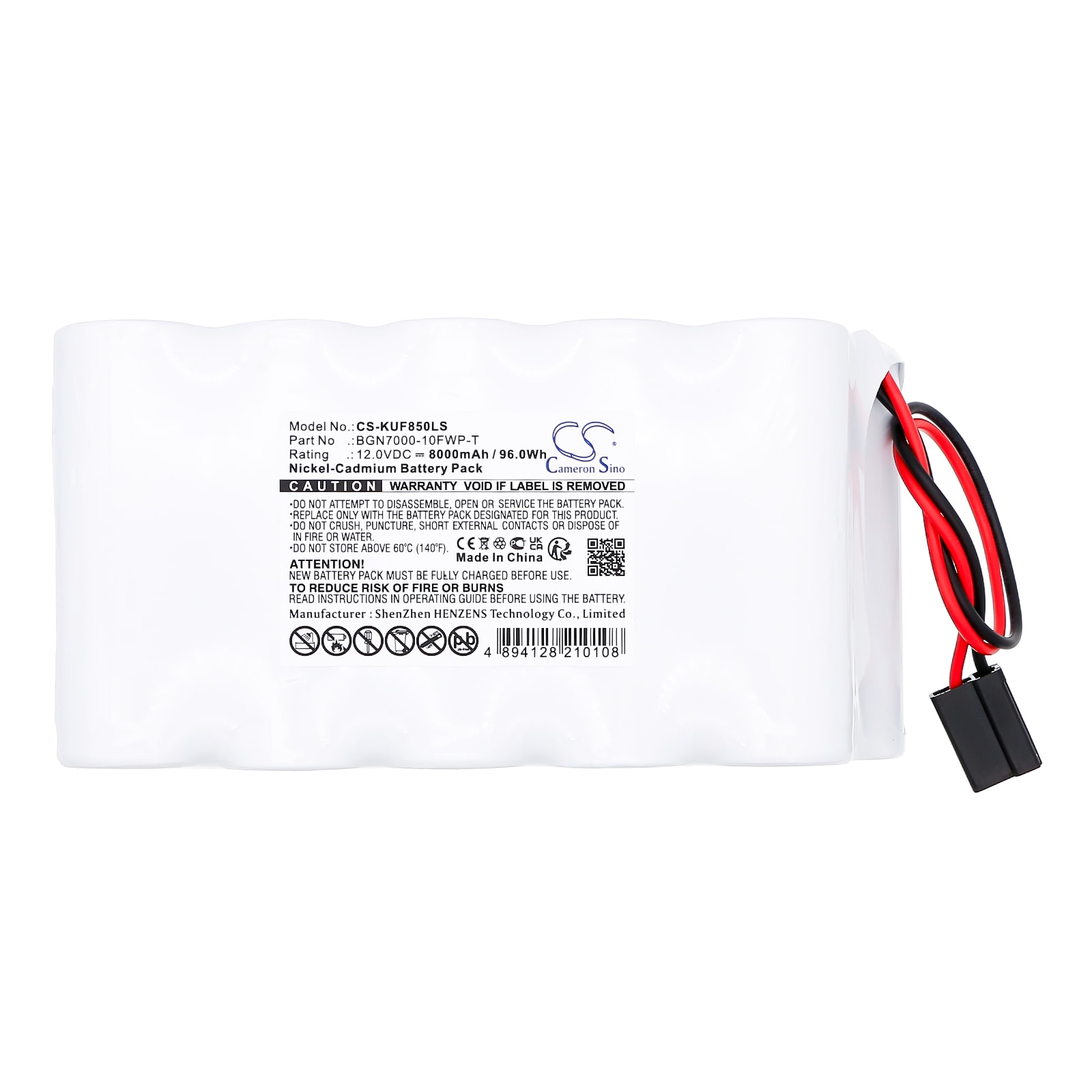 Batteri for nødlys til Kaufel 850.0011, 850-0011