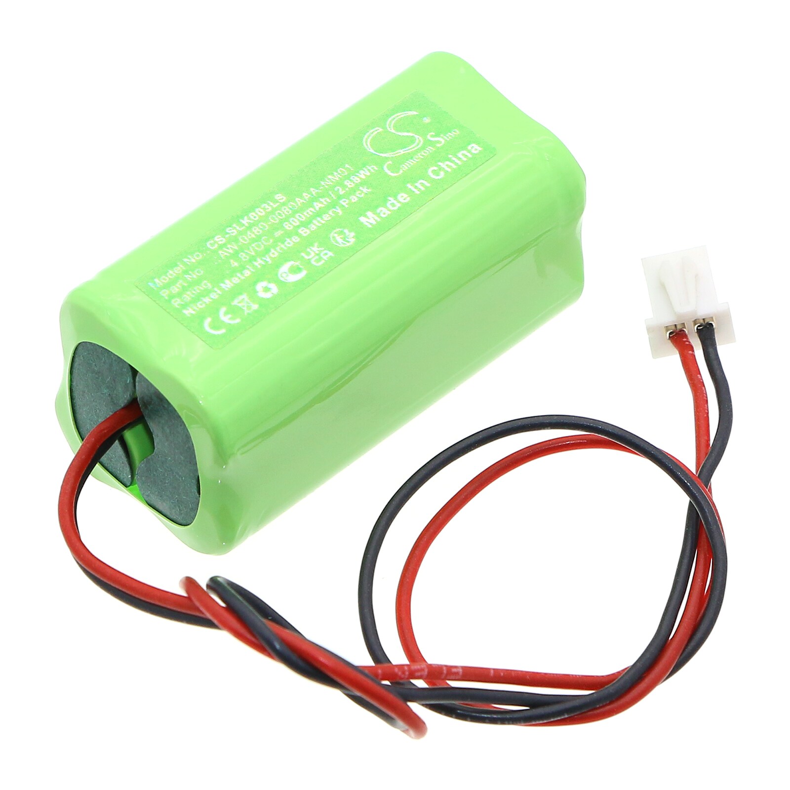 Batteri til nødlys for Fischer NLK1U003SC, NLK2U003SC, NLK3U003SC og andre.