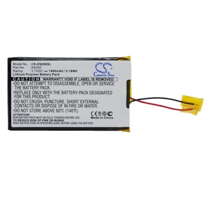 Batteri for mediespiller for Archos Gmini XS200, Gmini XS202, Gmini XS202s osv.