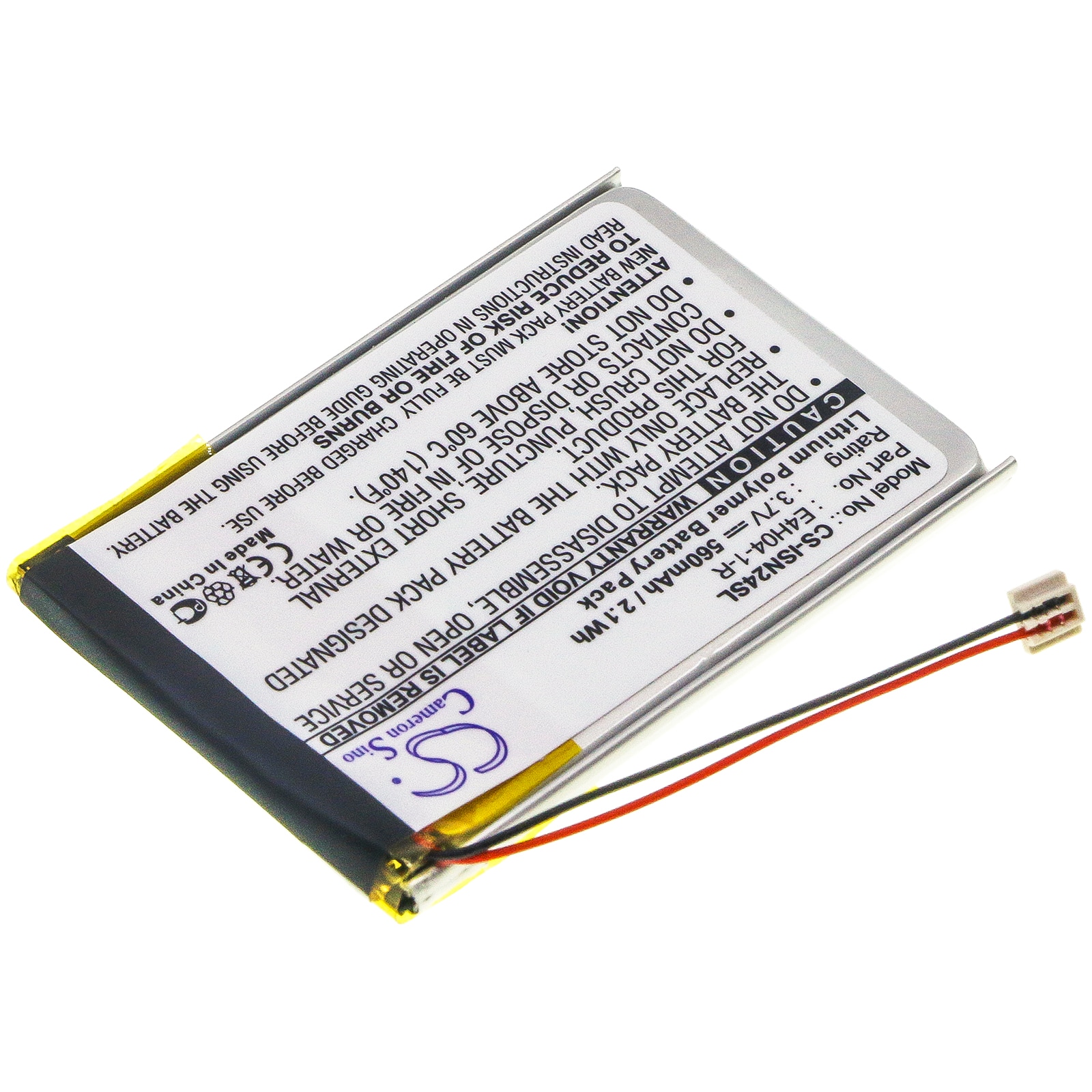 Batteri til mediespiller for INSIGNIA NS-4V24, NS-8V24