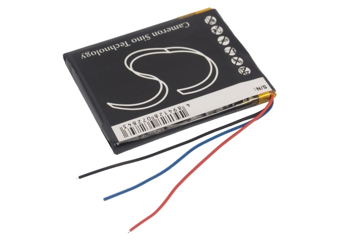 Batteri for mediespiller for Philips GoGear Muse, SA2MUS16S/02, SA3MUS08S/37