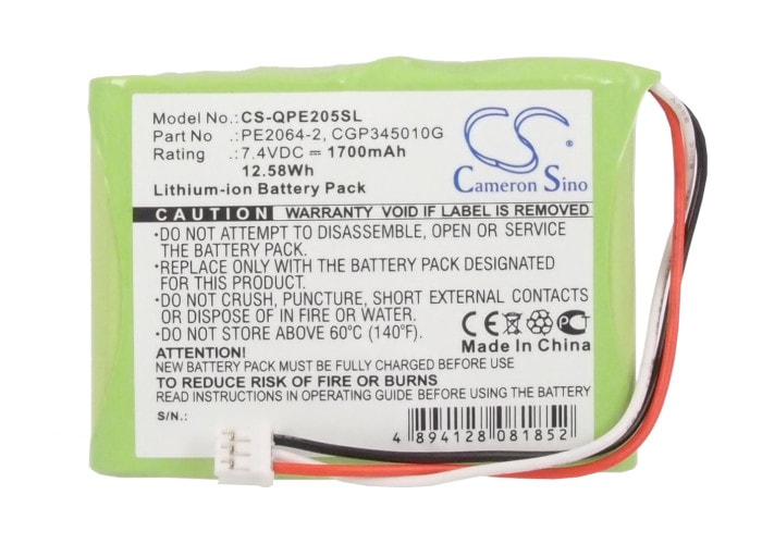 Mediespillerbatteri for Q-Sonic Multimedia X-Dream-Player, PE-2058