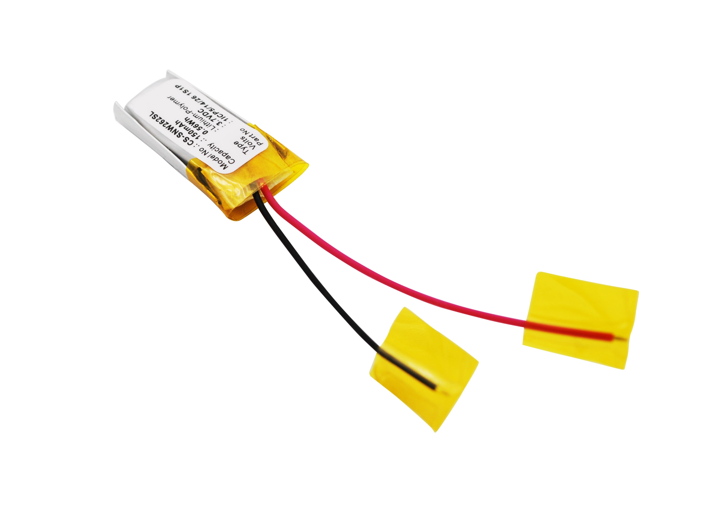 Batteri for mediespiller for Sony NWZ-W262