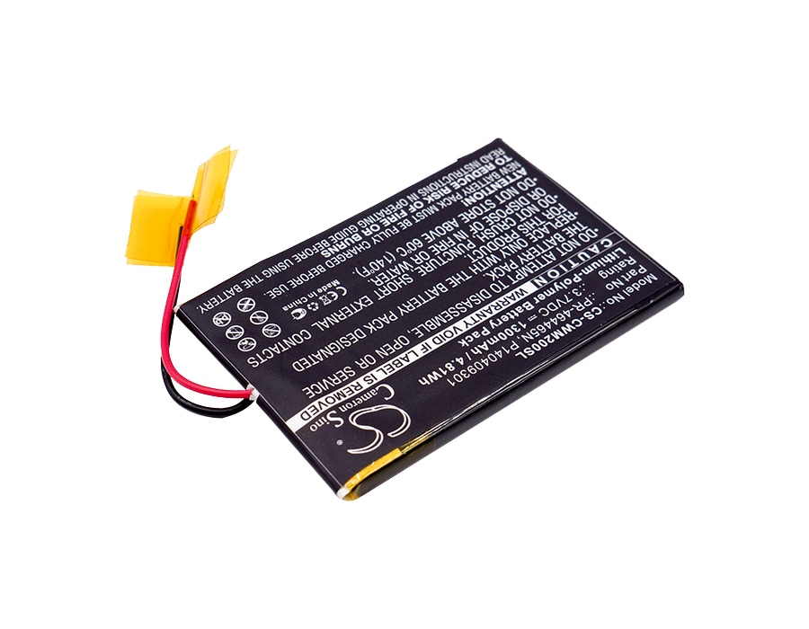 Batteri for mediespiller for Cowon M2, M2 16G, M2 32G