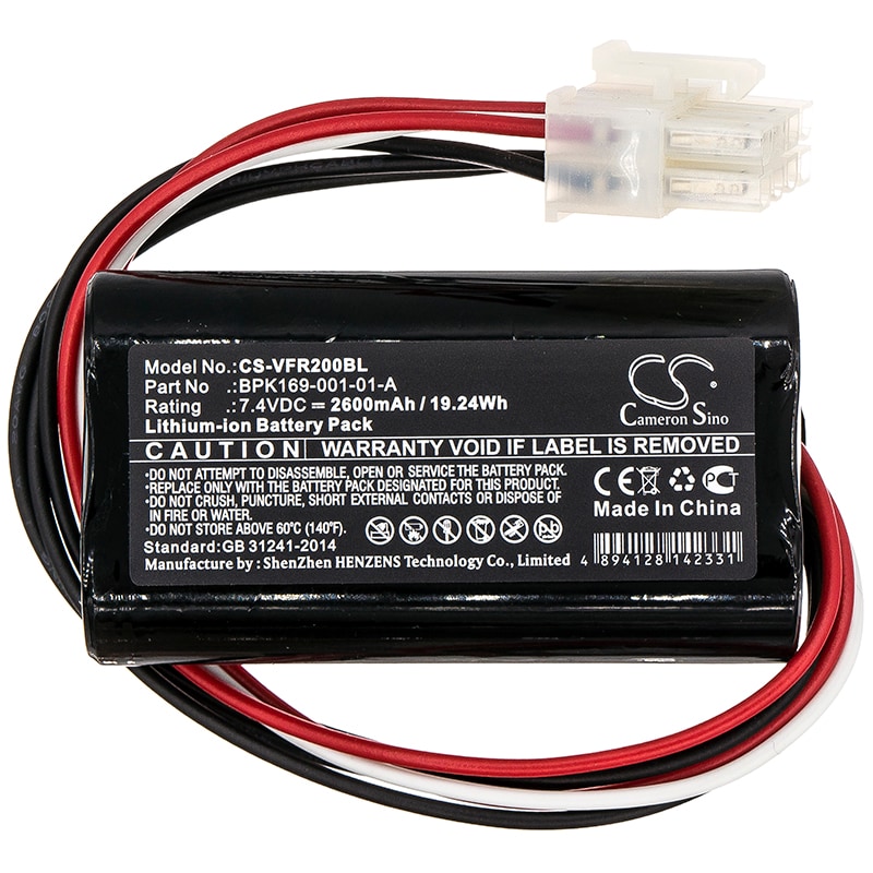 Batteri til betalingsterminal for Verifone Ruby 2, Ruby CI, PCA169-404-01-A og andre.