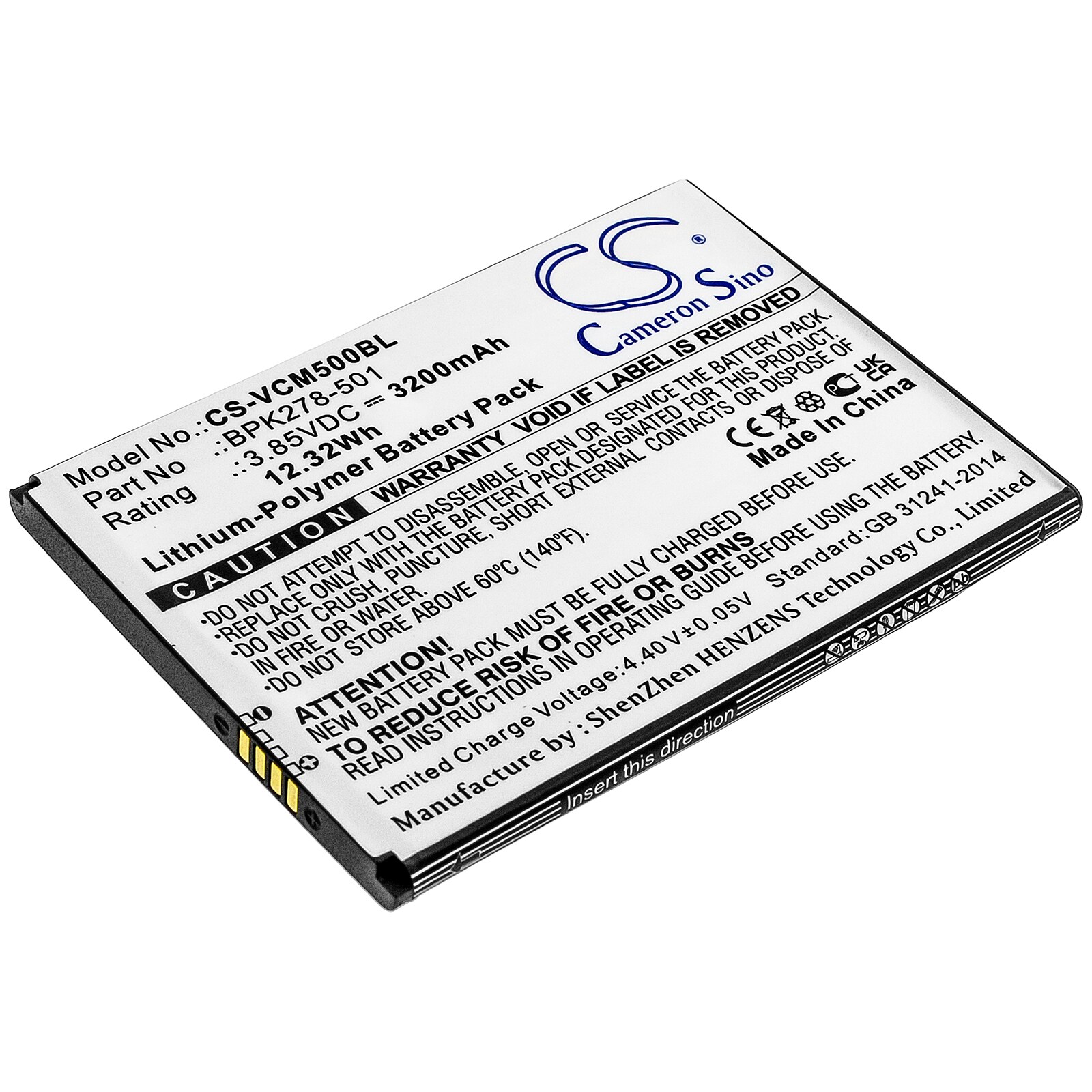 Batteri til betalingsterminal for Verifone CM5