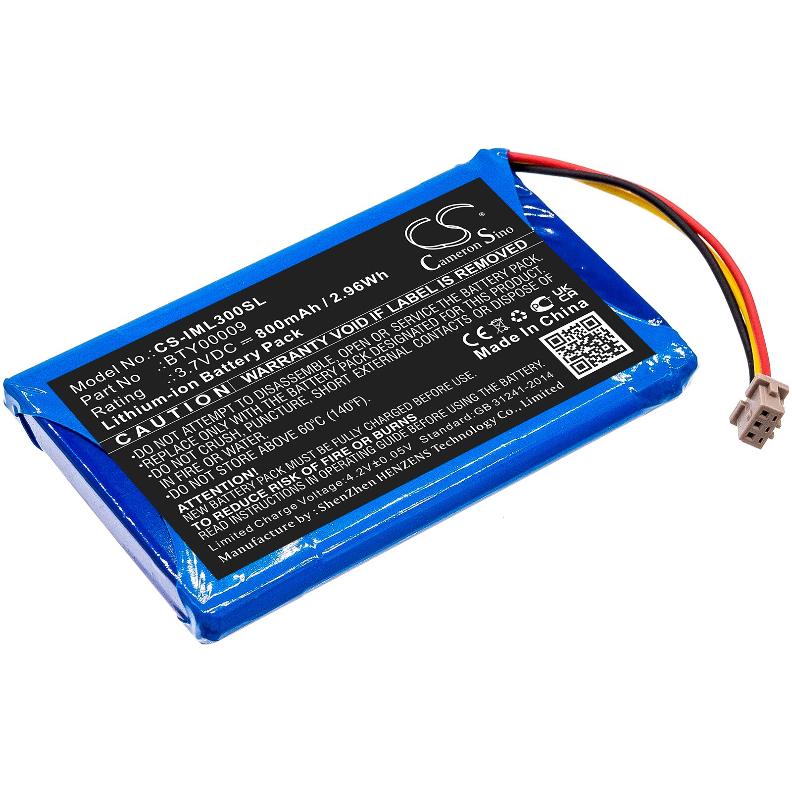 Batteri til betalingsterminal for Ingenico Vital Act 3S, LEC-V03.00-0242