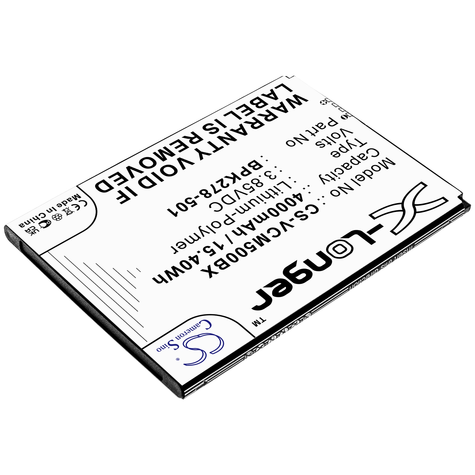 Batteri til betalingsterminal for Verifone CM5