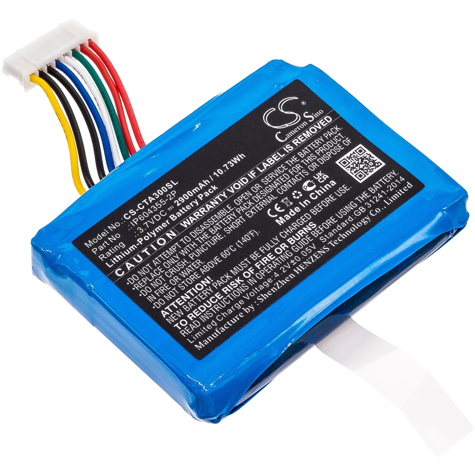 Batteri til betalingsterminal for Castles V3, VEGA3000-3G