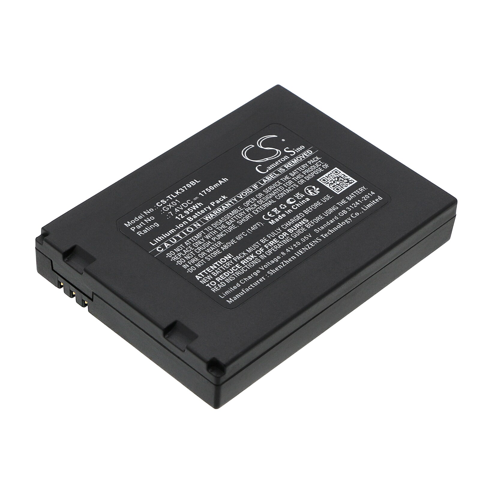 Batteri til betalingsterminal for Tactilion G3, G870, K370