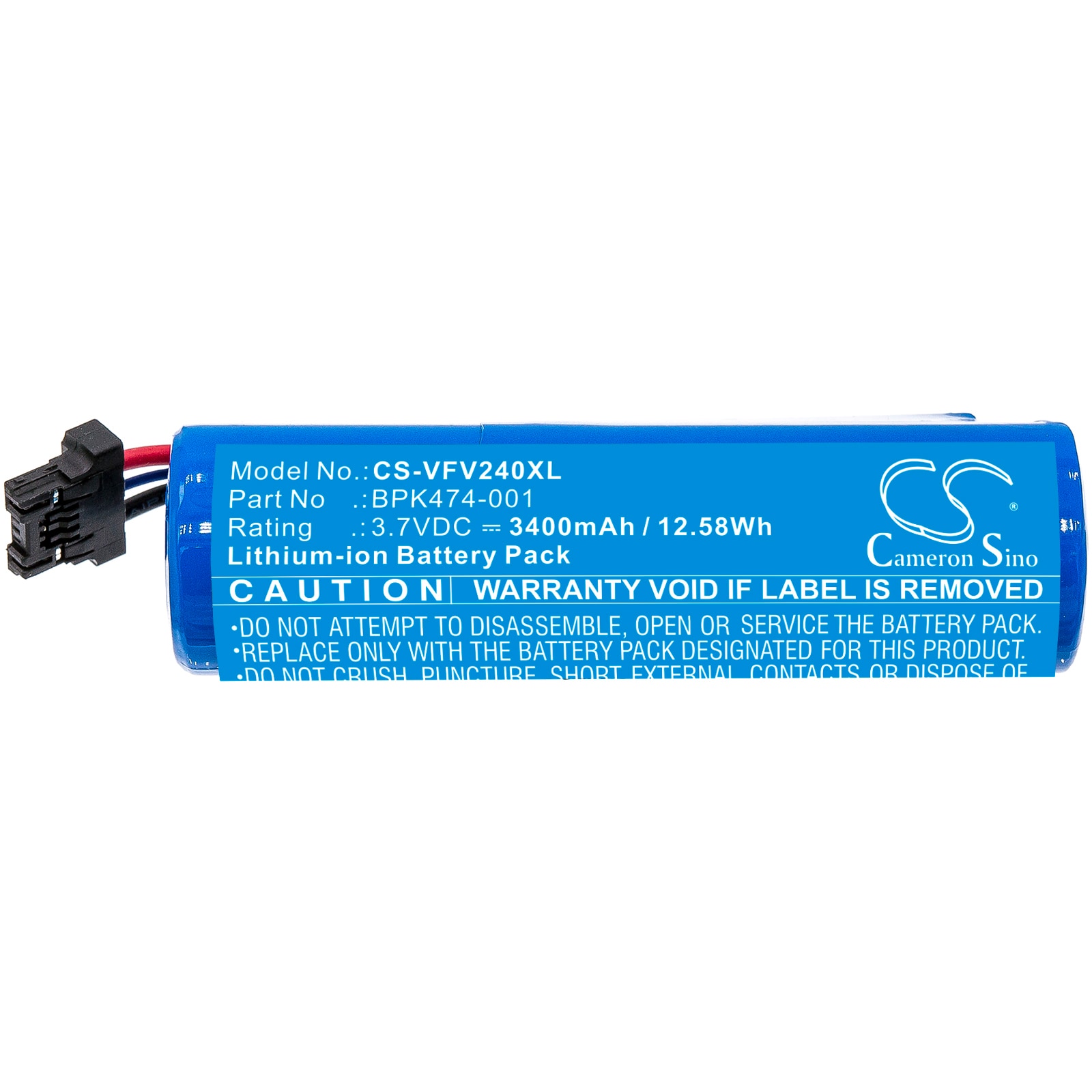 Batteri til betalingsterminal for Verifone V240m Plus, 3GBWC, V240m osv.