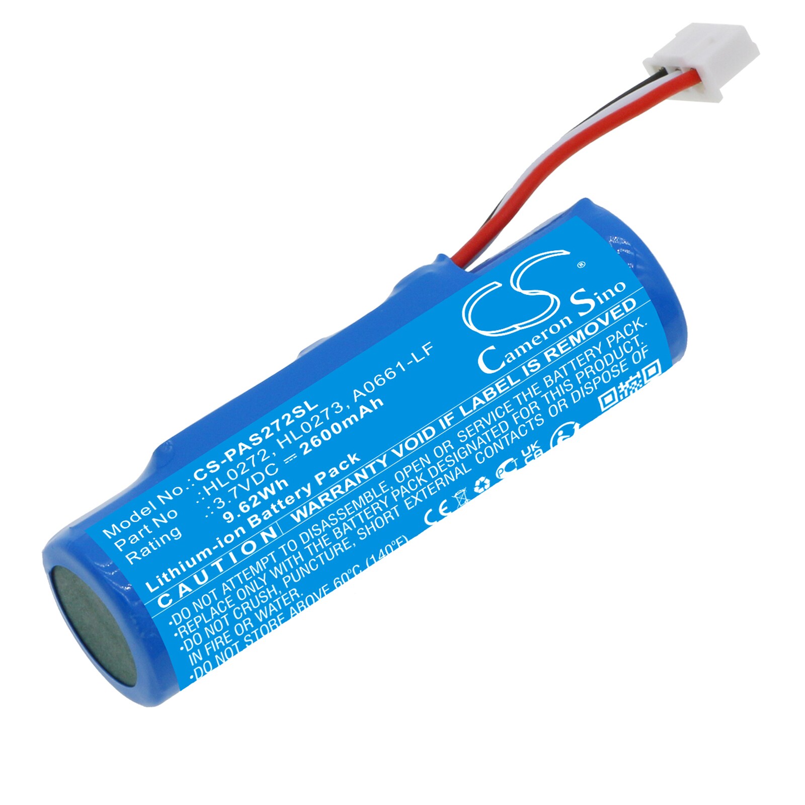 Batteri til betalingsterminal for Pax S910, QR68, QR65 osv.
