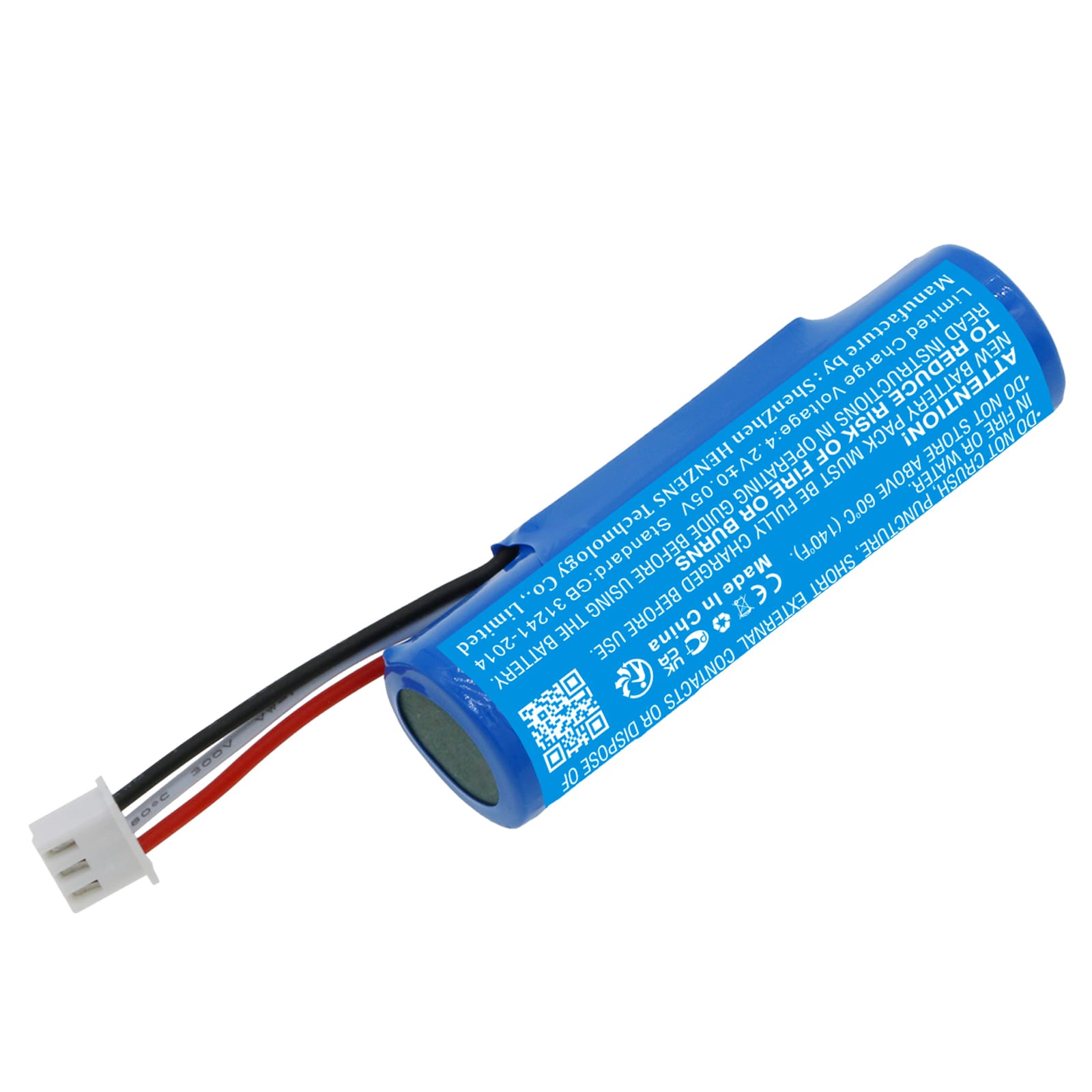 Batteri til betalingsterminal for Pax S910, QR68, QR65 osv.