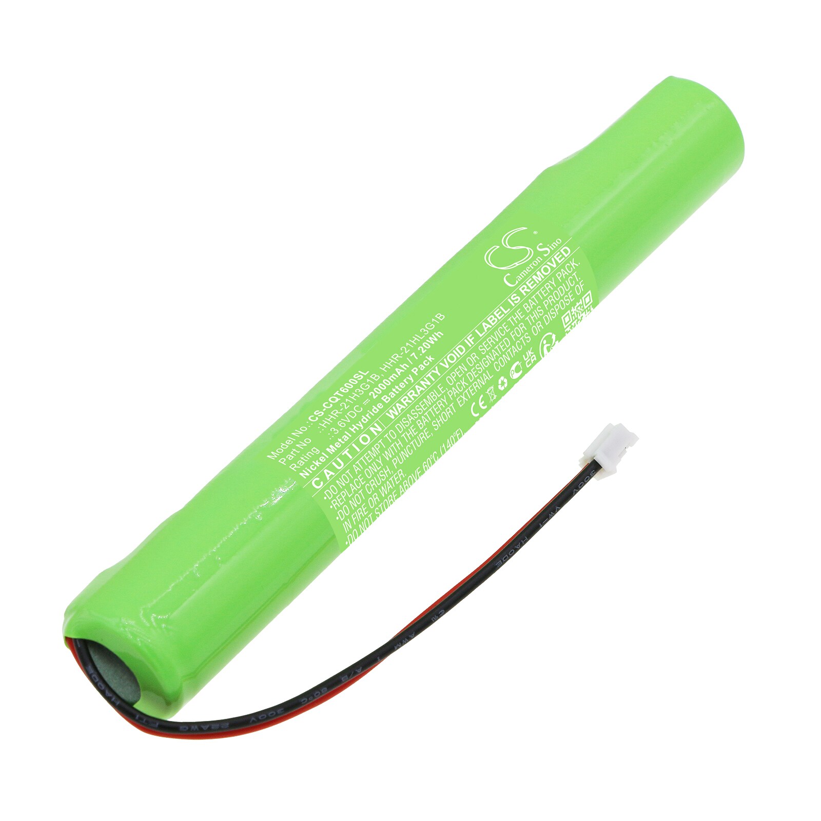 Batteri til betalingsterminal for Casio QT-6000, QT-6100, QT-6200 osv.