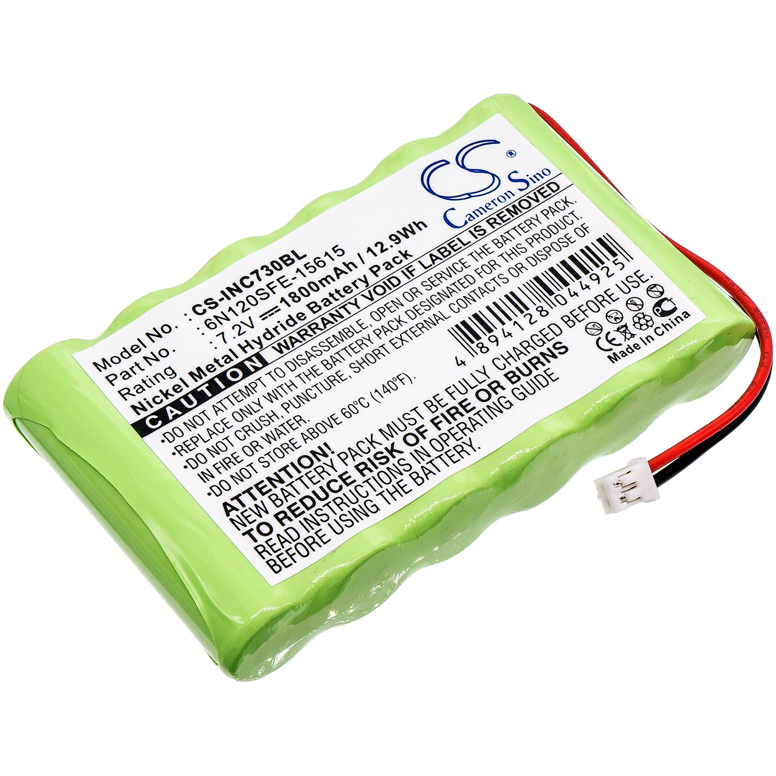 Batteri til betalingsterminal for Ingenico Elite 730, Elite 770, Elite Series 7 og andre.