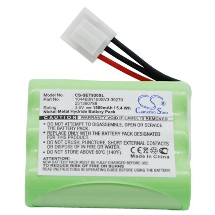 Batteri til betalingsterminal for Ingenico EFT930P, EFT930B, EFT930G