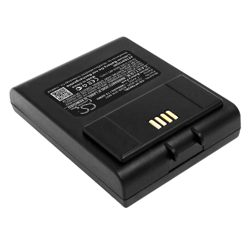 Batteri til betalingsterminal for VeriFone Nurit 8020, 802B-WW-M05, Nurit 8020US20 og andre.