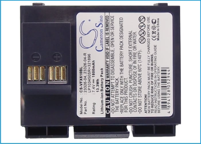 Batteri til betalingsterminal for VeriFone VX610, VX610 trådløs terminal, VX510